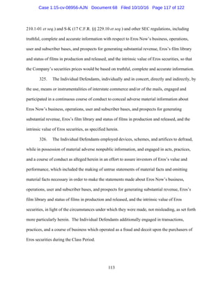 2016.10.14 Eros Amended Complaint