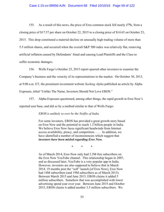 2016.10.14 Eros Amended Complaint