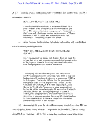 2016.10.14 Eros Amended Complaint