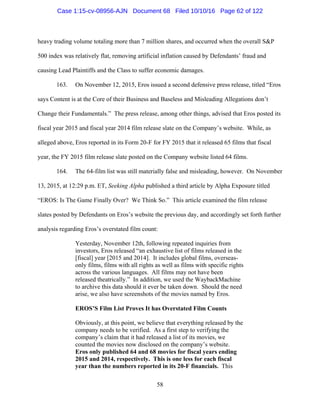 2016.10.14 Eros Amended Complaint