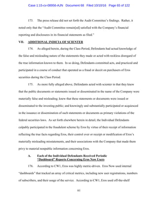 2016.10.14 Eros Amended Complaint