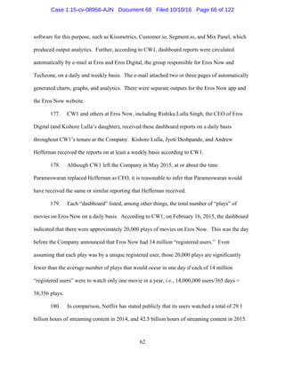 2016.10.14 Eros Amended Complaint