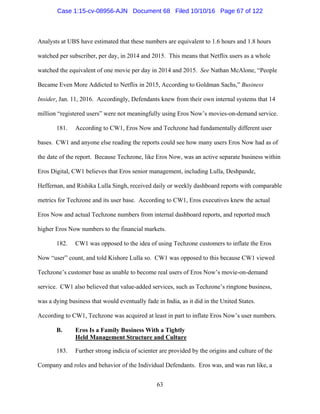 2016.10.14 Eros Amended Complaint