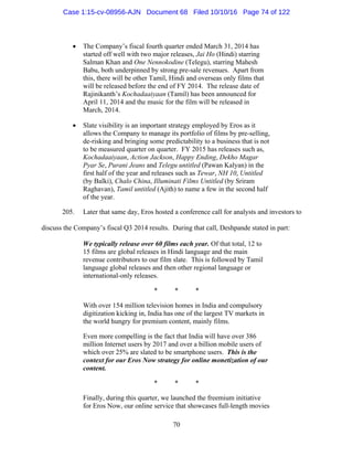 2016.10.14 Eros Amended Complaint