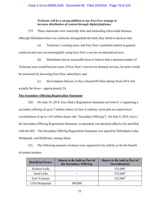 2016.10.14 Eros Amended Complaint