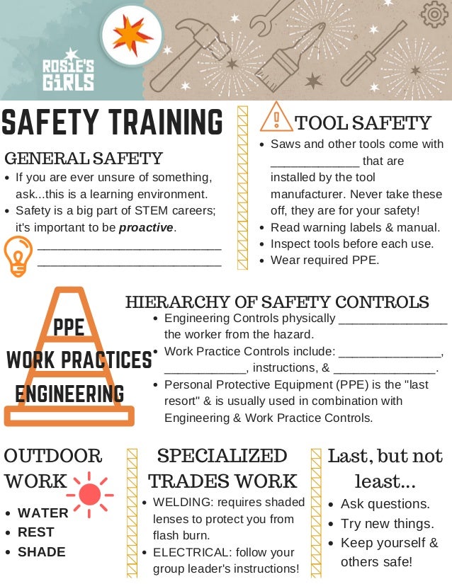 Girl Scouts safety training