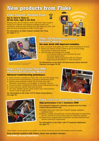 Fluke Test Tools Catalog 2017 | Katalog Fluke 2017
