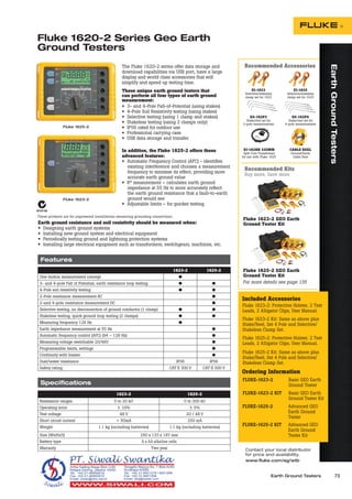 Fluke Test Tools Catalog 2017 | Katalog Fluke 2017