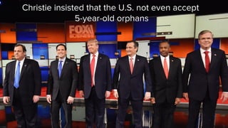 105
"… accepting 25,000 Syrian refugees
does right by both the safety of
Canadians and by the values that deﬁne
us as a nation."
http://bit.ly/1ZV3kdj
 