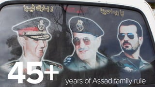 15
45+ years of Assad family rule
 
