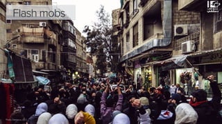 28
Photo: Baniyas, May, 2011 http://bit.ly/230vWr8https://www.opendemocracy.net/civilresistance/maciej-bartkowski-mohja-kahf/syrian-resistance-tale-of-two-struggles
“The Syrian
People are
One!
One, One,
One!”
 