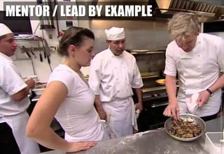 MENTOR / LEAD BY EXAMPLE
Image:https://i.ytimg.com/vi/J9H0dijXztA/maxresdefault.jpg
 