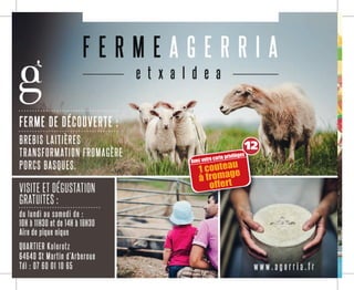 Avec votre carte privilèges
1 couteau
à fromage
offert
12
 