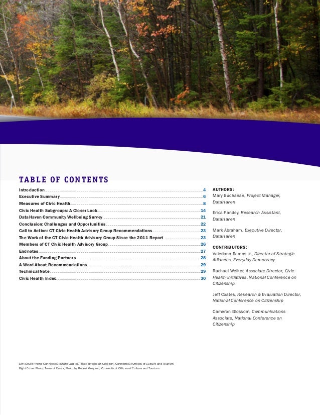 2016 Connecticut Civic Health Index Slide 3