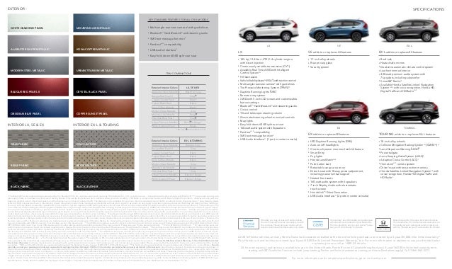 2016 Honda CR-V Brochure | Jackson Area Honda Dealer 2016 Honda CR-V Brochure | Jackson Area Honda Dealer