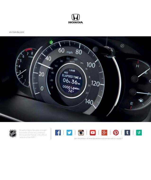 2016 Honda CR V Brochure Jackson Area Honda Dealer