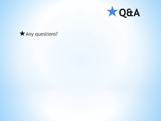 ★Q&A
★Any questions?
 