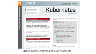 ©2016	
  Couchbase	
  Inc. 44
dzone.com/refcardz/kubernetes-essentials
 