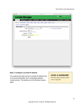 2016 Guide to User Data Security | PDF