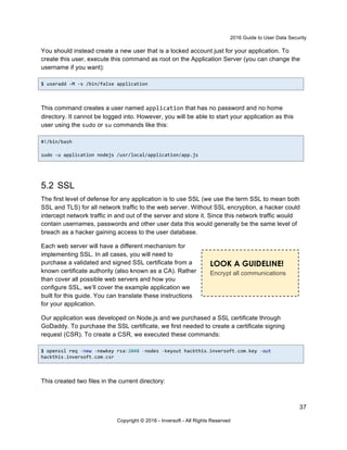 2016 Guide to User Data Security | PDF