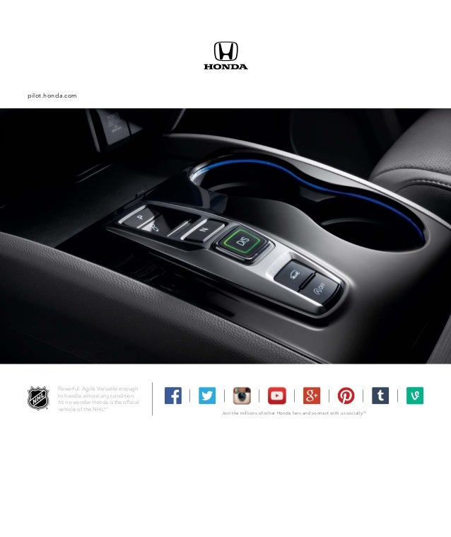 2016 Honda Pilot Brochure | Jackson Area Honda Dealer 2016 Honda Pilot Brochure | Jackson Area Honda Dealer