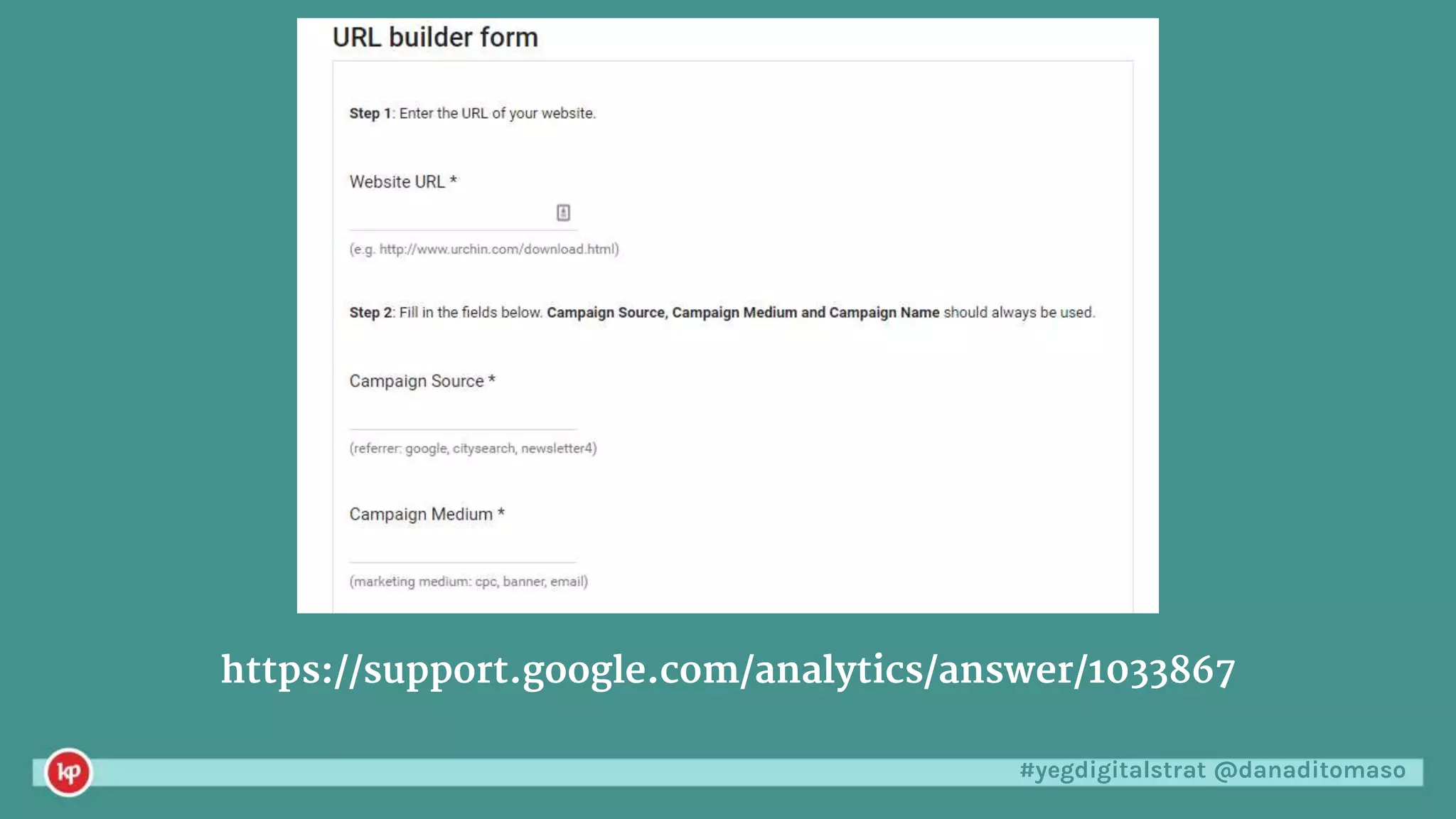 #yegdigitalstrat @danaditomaso
https://support.google.com/analytics/answer/1033867
 