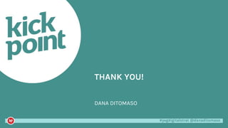 #yegdigitalstrat @danaditomaso#yegdigitalstrat @danaditomaso
DANA DITOMASO
THANK YOU!
 