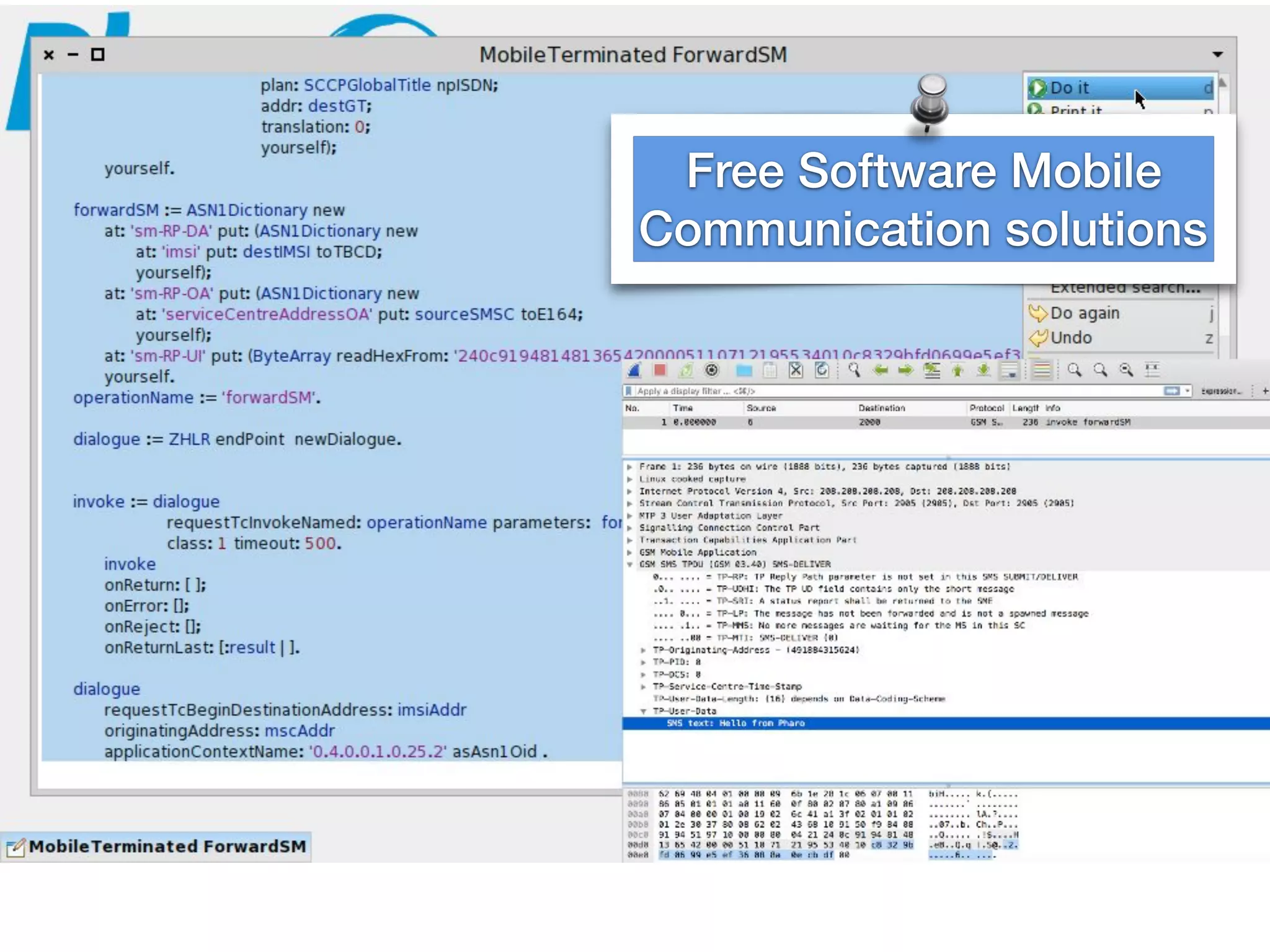 Free Software Mobile
Communication solutions
 