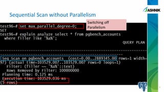 Sequential Scan without Parallelism
8
 