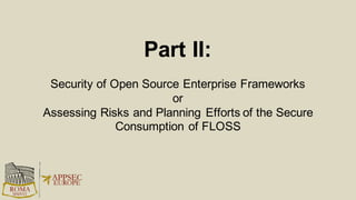 What We Want
https://www.flickr.com/photos/fimbrethil/4507848067/
1. How many vulnerabilities will be
published next year for component X?
2. How often do I need to ship a patch to fix
a vulnerability caused by component X?
 