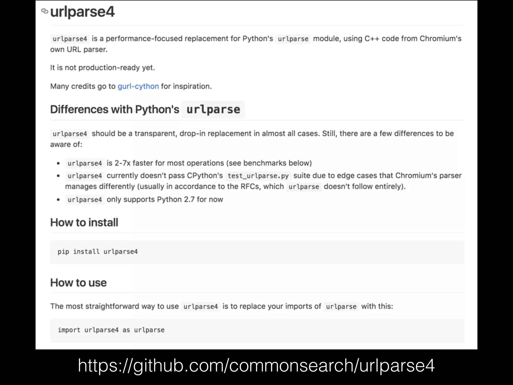 https://github.com/commonsearch/urlparse4
 