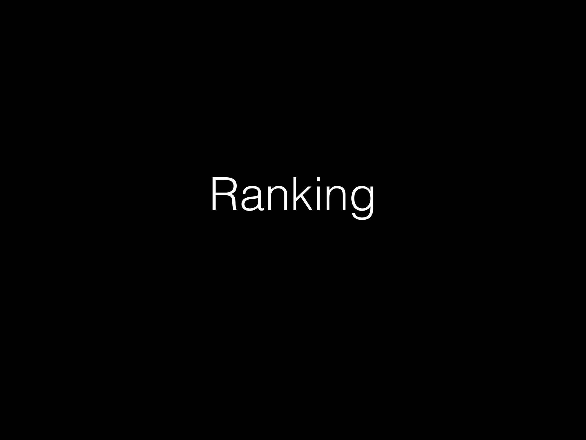 Ranking
 
