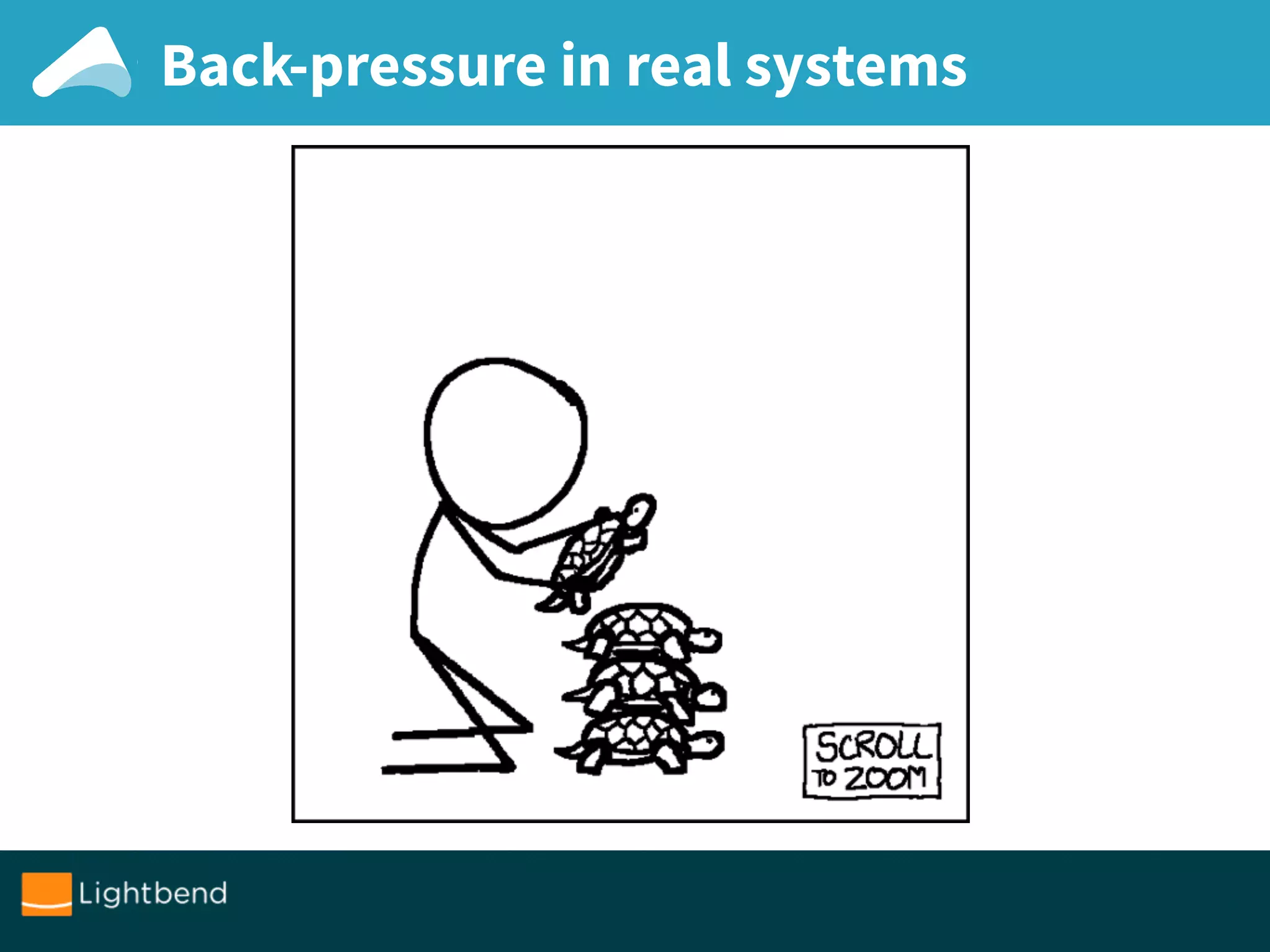 Back-pressure in real systems
 