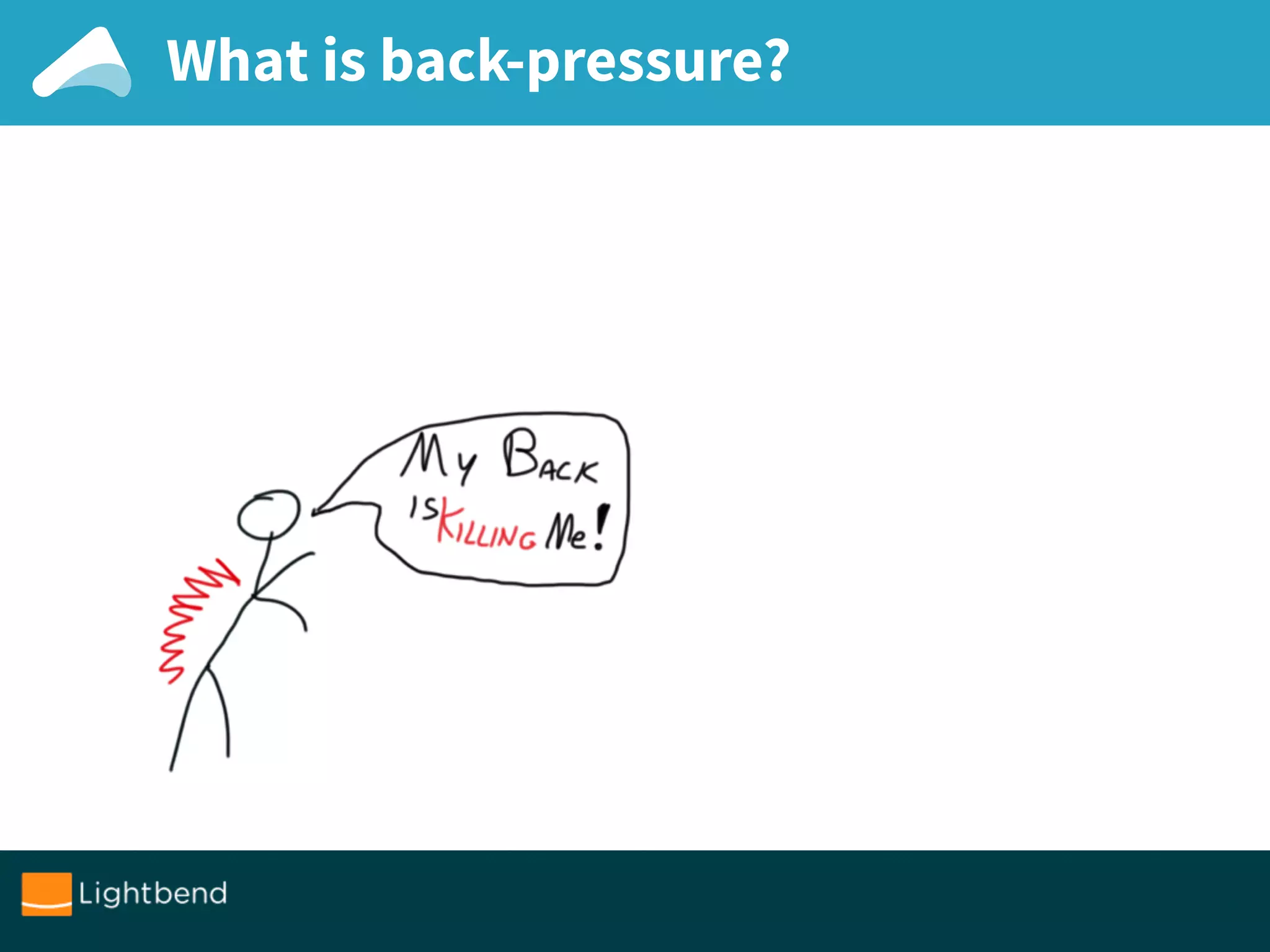 What is back-pressure?
 
