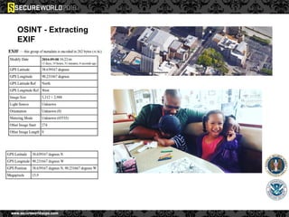 OSINT - Extracting
EXIF
 
