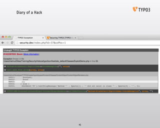 Diary of a Hack
42
 