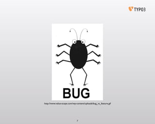7
http://www.value-scope.com/wp-content/uploads/bug_vs_feature.gif
 