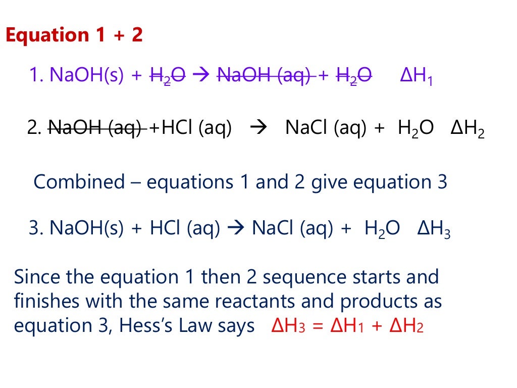 2016 Topic 5 2 Hess s Law