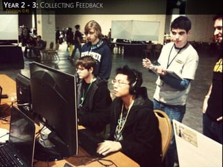 (VERSION 0.4)
YEAR 2 - 3: COLLECTING FEEDBACK
 