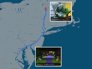 Deceptive Driving (2010)
Beans vs. Waffles (2011)
 