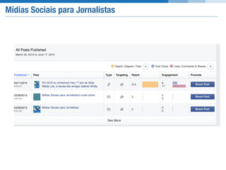 Mídias Sociais para Jornalistas
 