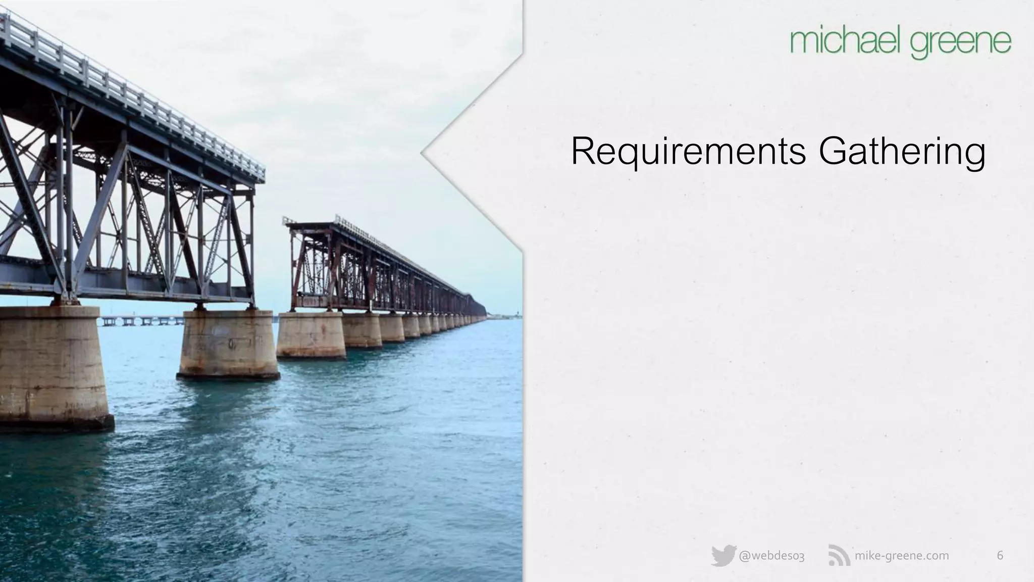 mike-greene.com@webdes03
Requirements
Gathering
6
 