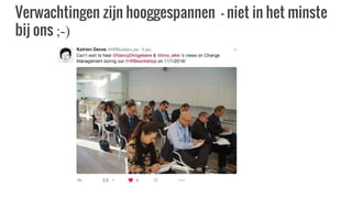 Verwachtingen zijn hooggespannen - niet in het minste
bij ons ;-)
 