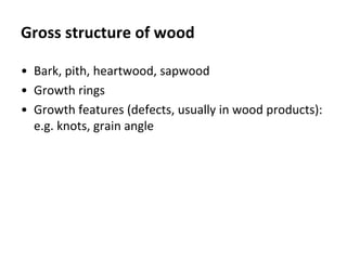 Wood anatomy and structure , wood and its products | PDF