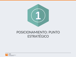 POSICIONAMIENTO: PUNTO
ESTRATÉGICO
 