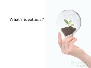 What's ideathon ?
 