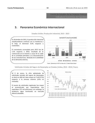 Gaceta Parlamentaria Miércoles 20 de enero de 201614
 