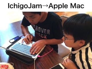 IchigoJam→Apple Mac
 