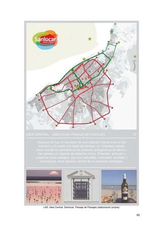 85
LA0. Idea Central. Sanlúcar, Paisaje de Paisajes (elaboración propia)
 