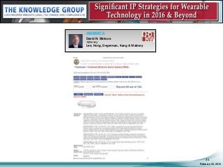 February 05, 2016
35
SEGMENT 2:
David N. Makous
Attorney
Lee, Hong, Degerman, Kang & Waimey
 